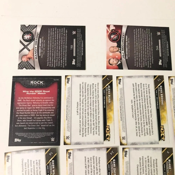 2016  WWE Topps Lot of 23 Wrestling Cards NXT Mix Lot - Picture 10 of 16